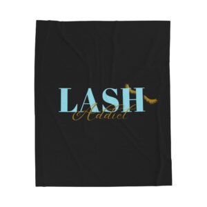 Lash Addict throw Blanket